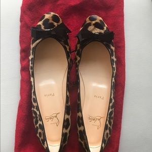 Christian Louboutin- Leopard Pony Flat