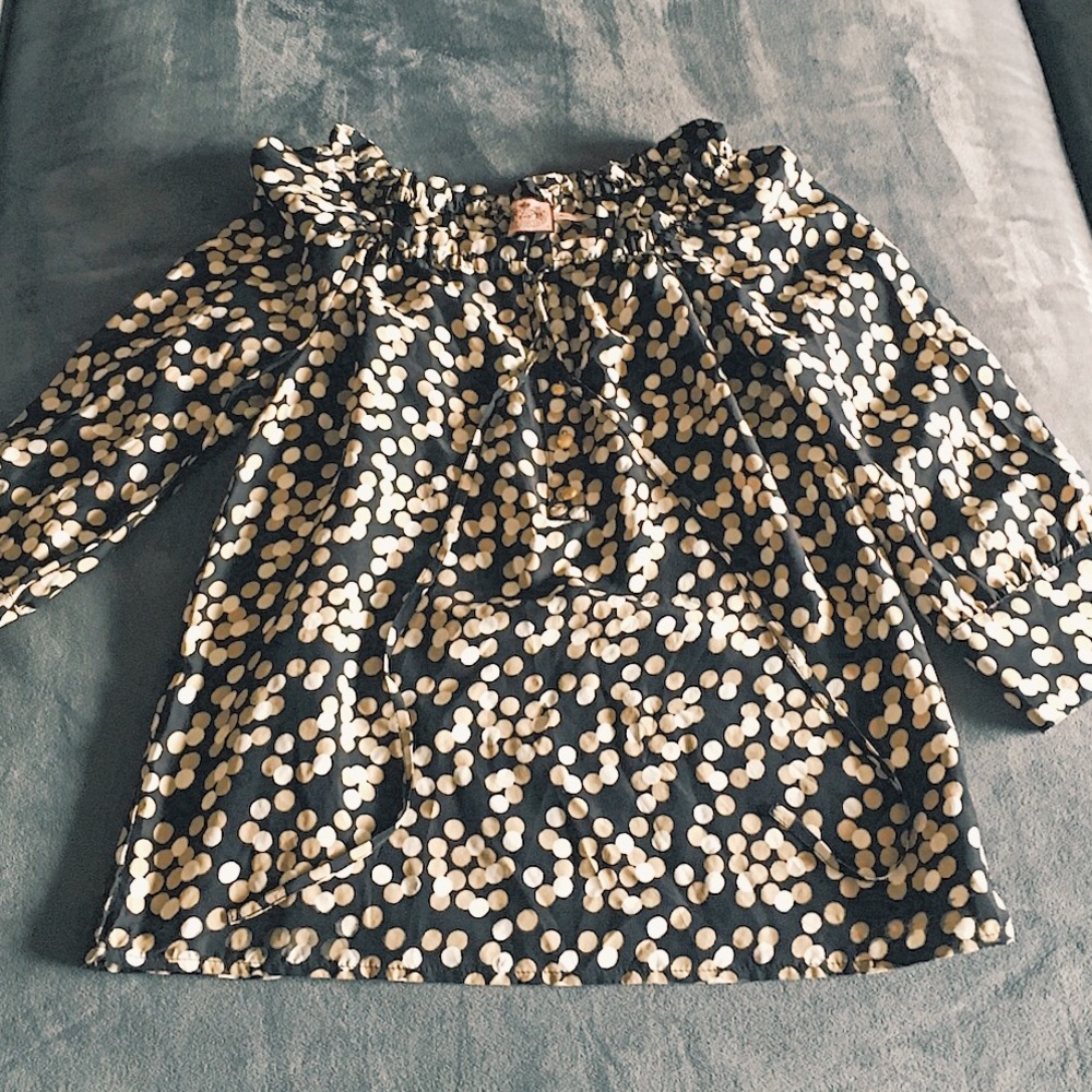 100% Silk Juicy Couture Top off the shoulder