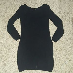 H&M Basic Black Sweater Dress