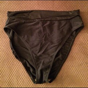Black high waist swim suit bottom