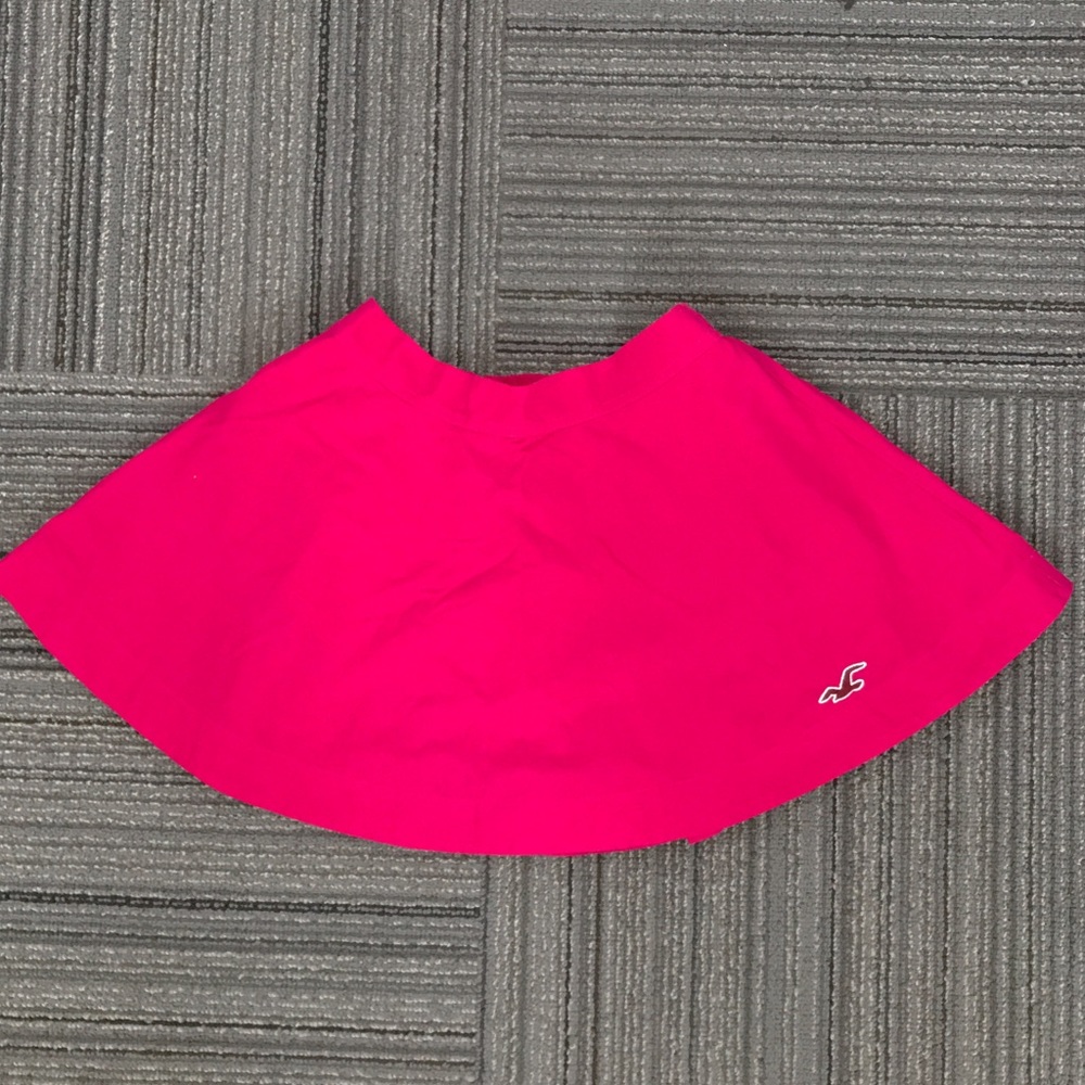 Pink flare Hollister skirt