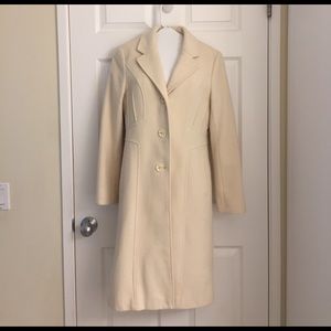 Kenneth Cole cream coat