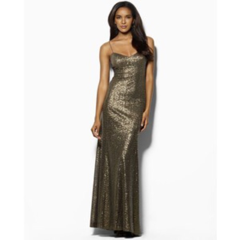 Lauren Ralph Lauren Evening Sequin Gown