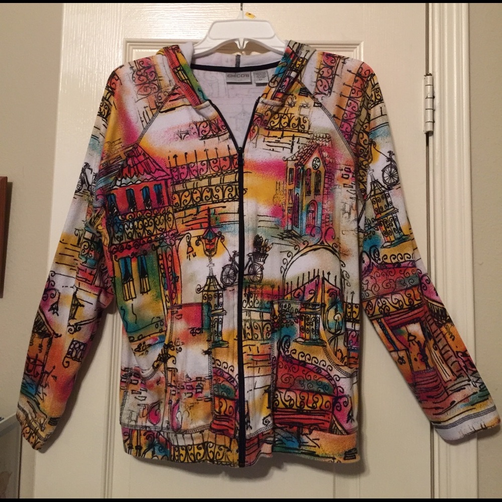 Colorful cotton Chicos hoodie