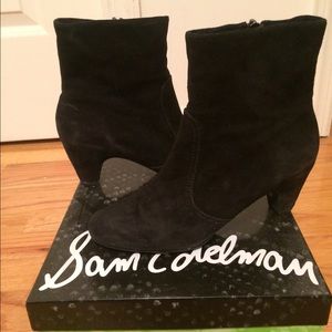 Sam Edelman Black Booties Size 6 Womens