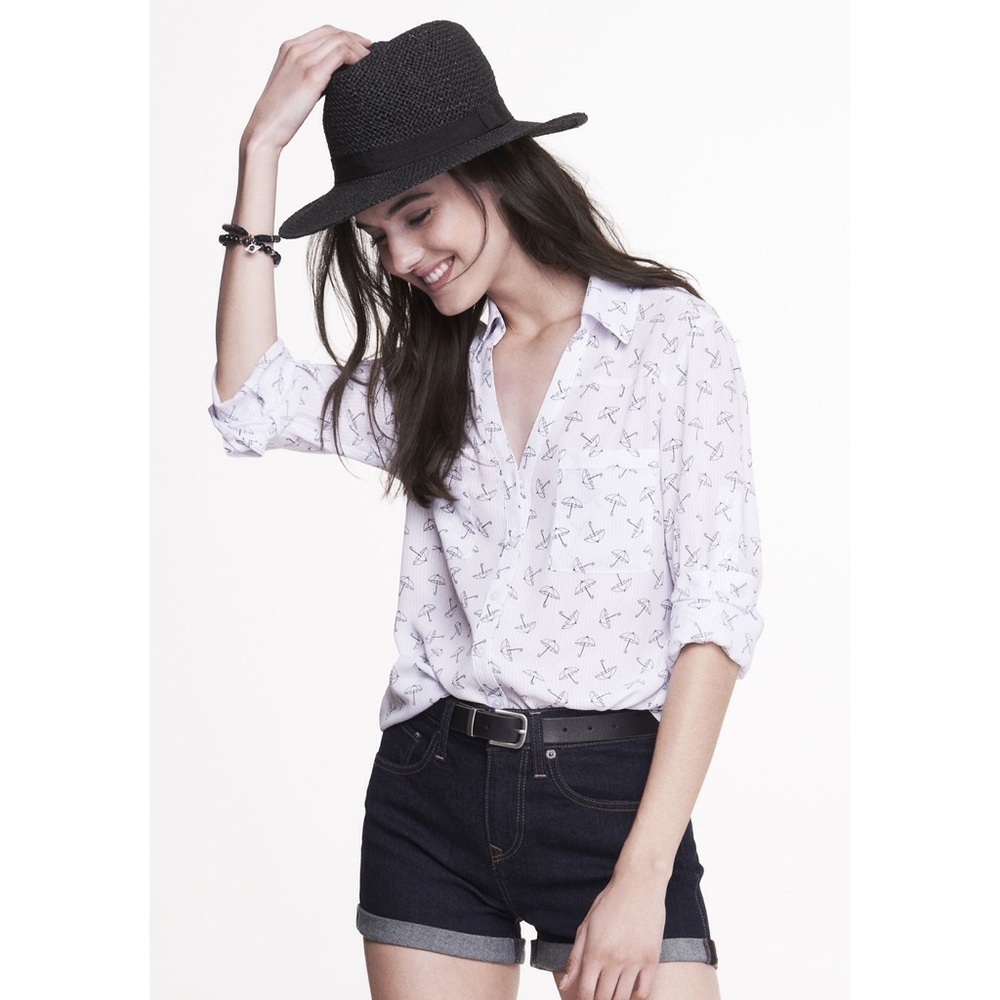 Express Portofino Shirt (umbrella print) Size S