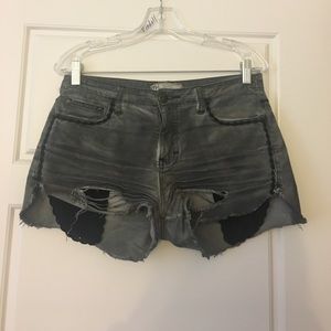 Free people dark grey shorts
