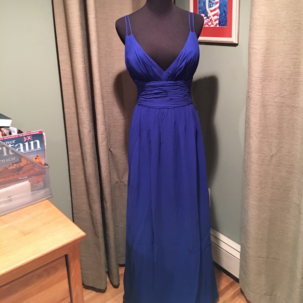 OC OC royal blue silk gown