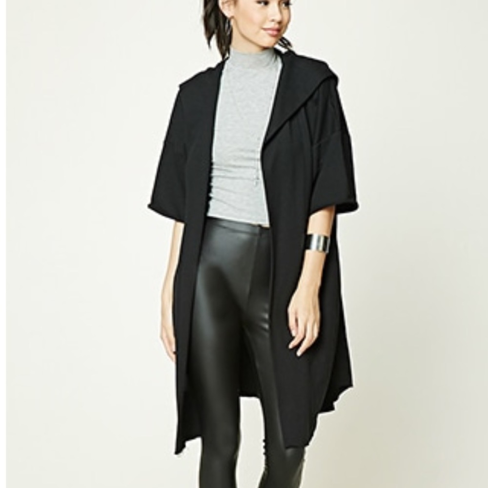 Raw-Cut Hooded Cardigan. Never been worn!