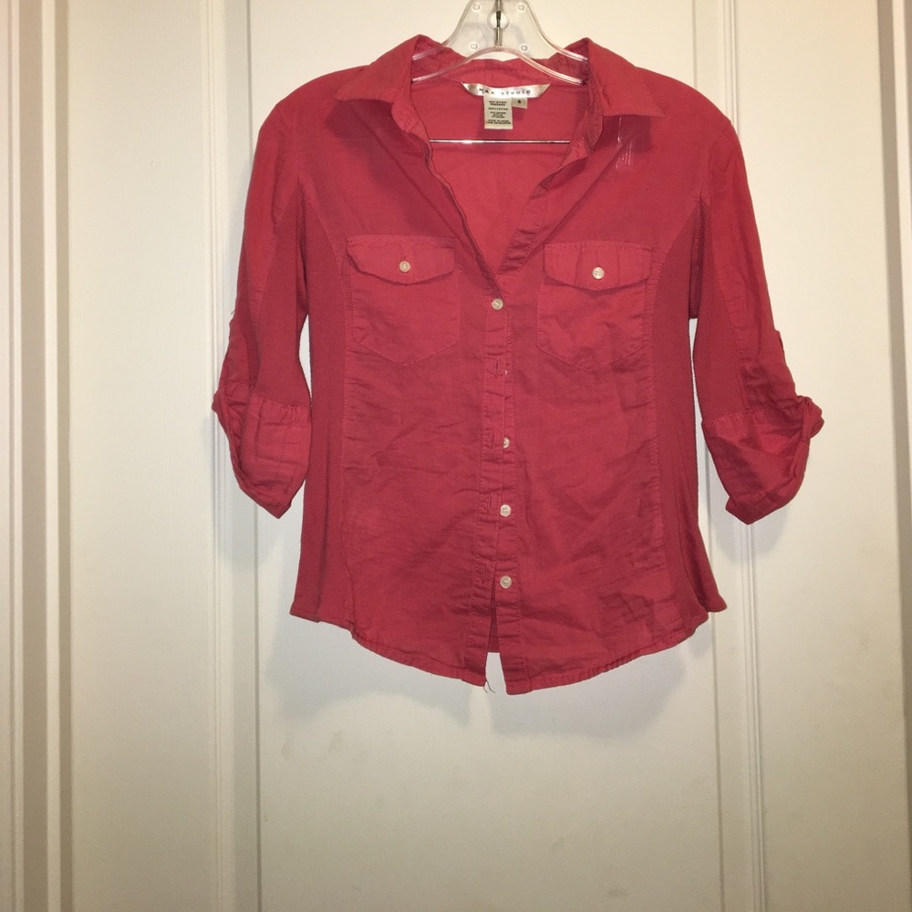 Max studio button up shirt