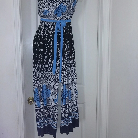 Blue Multi color jumpsuit - Picture 1 of 4