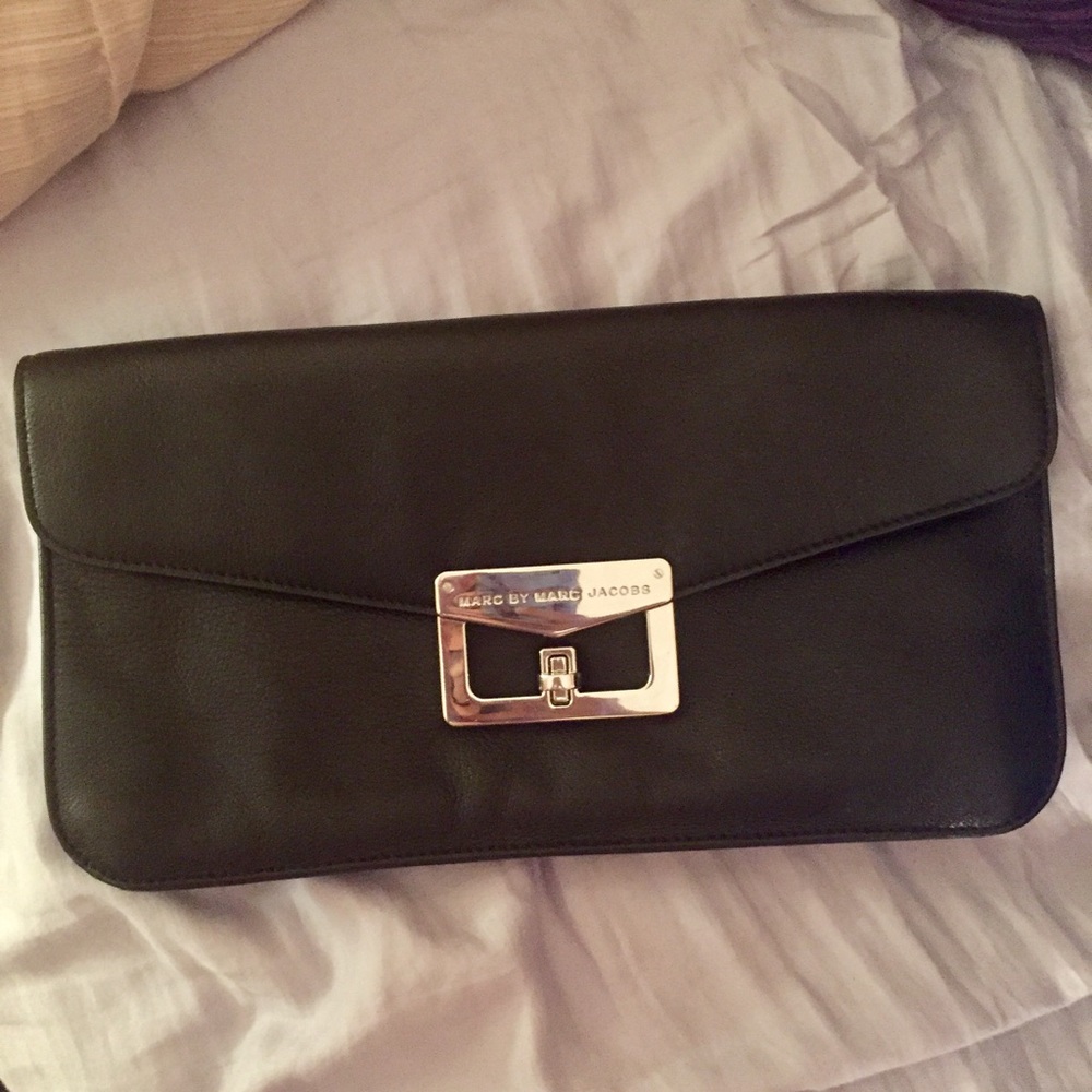 Marc by Marc Jacobs Bianca Clutch Black Silver