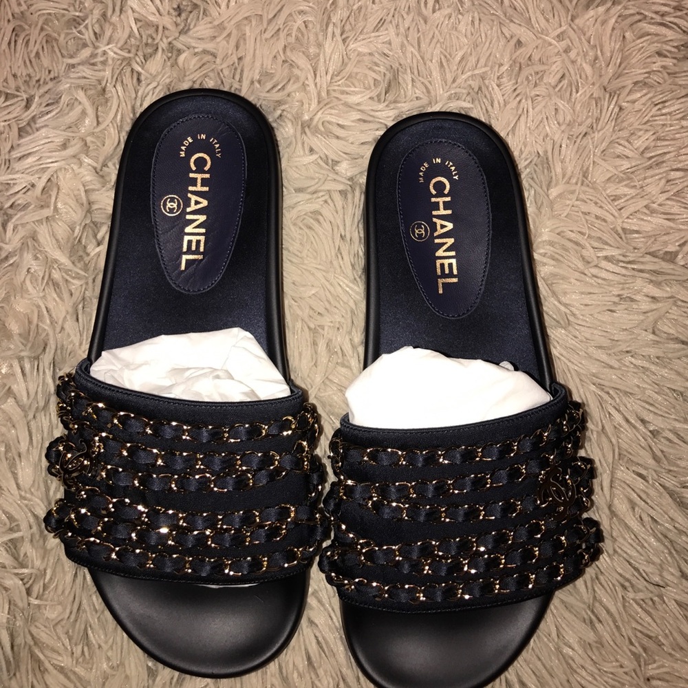 Chanel Slides Brand New In Box NEVER WORN