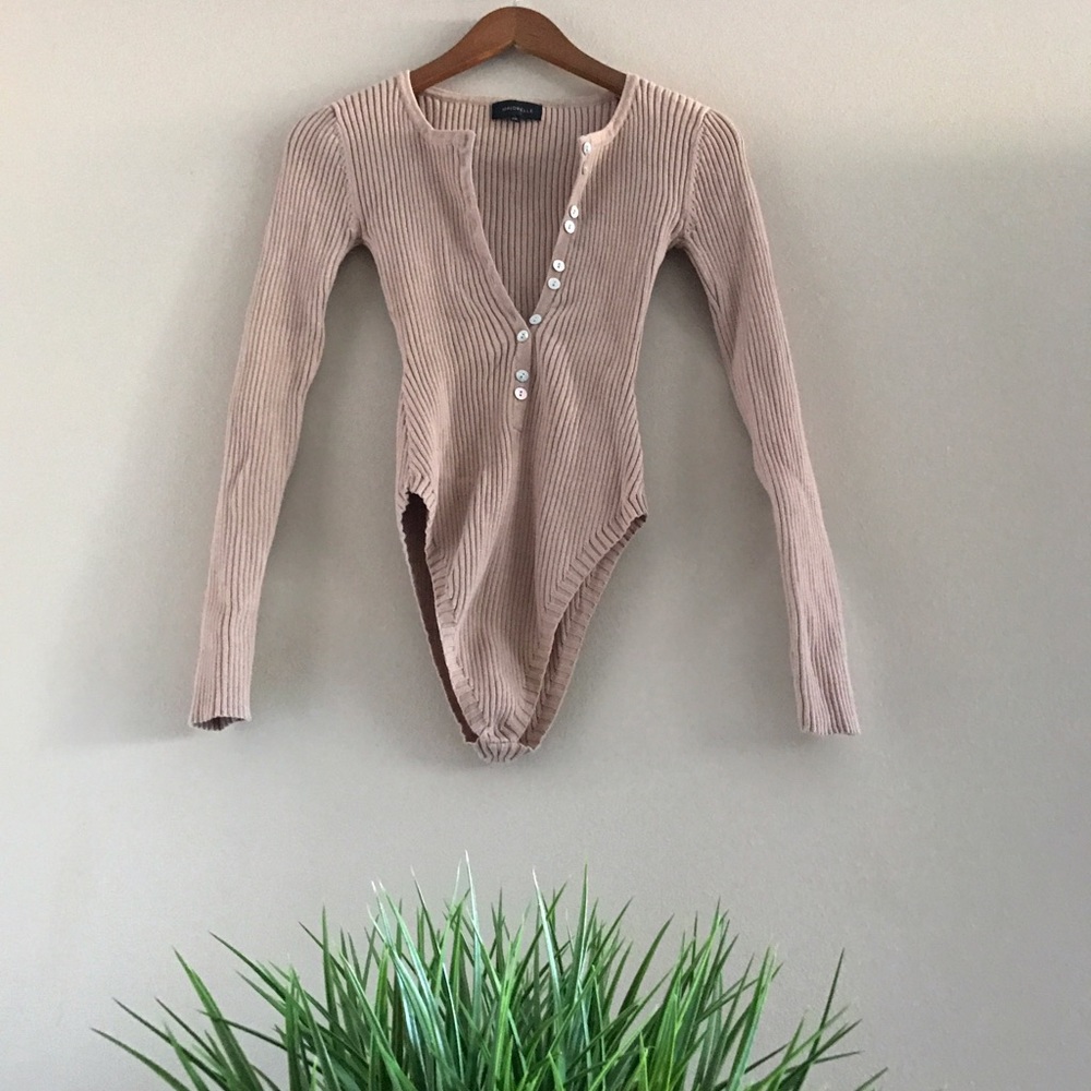 Majorelle Ribbed Knit Bodysuit