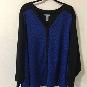 Catherine's long sleeve silky shirt