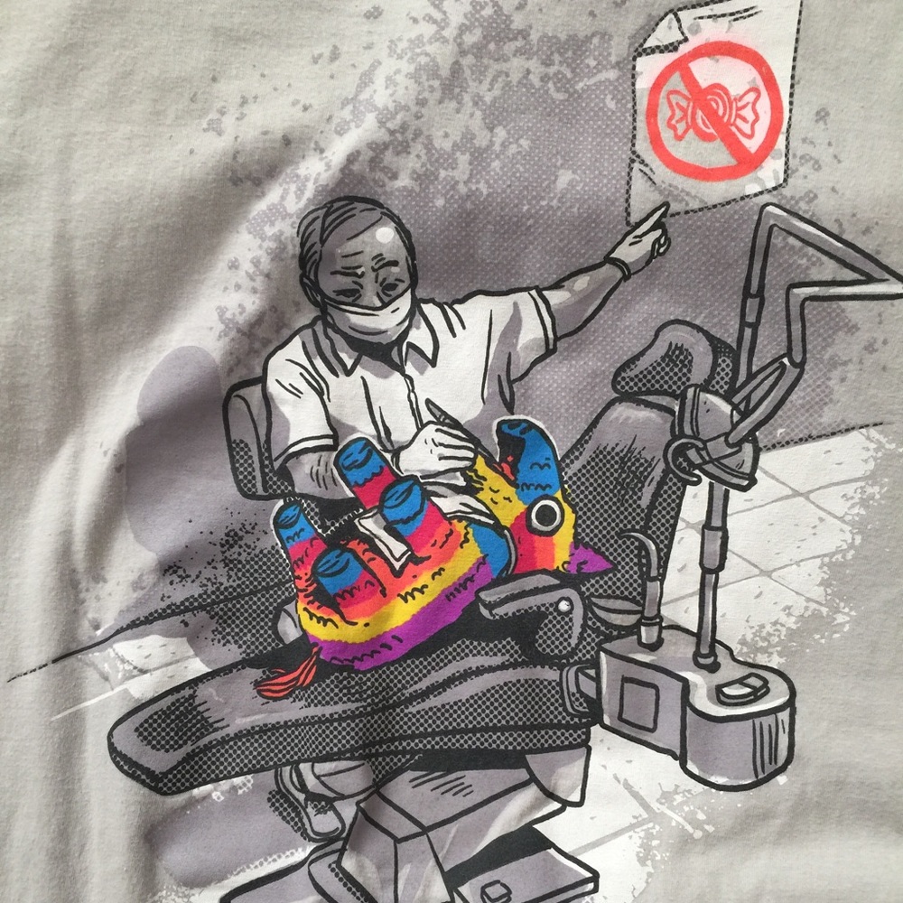 🚫🍭 Threadless "No Sweets" Funny Tee Men Size XXL