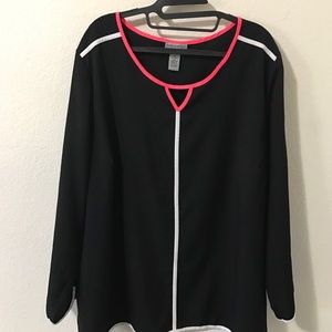 Catherine's long sleeve silky athletic top
