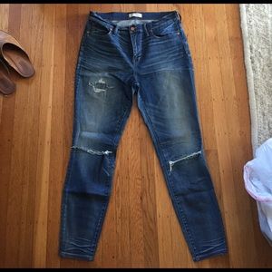 Madewell High Rise skinny jeans
