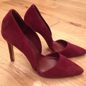 Banana Republic Suede Slip On Pumps