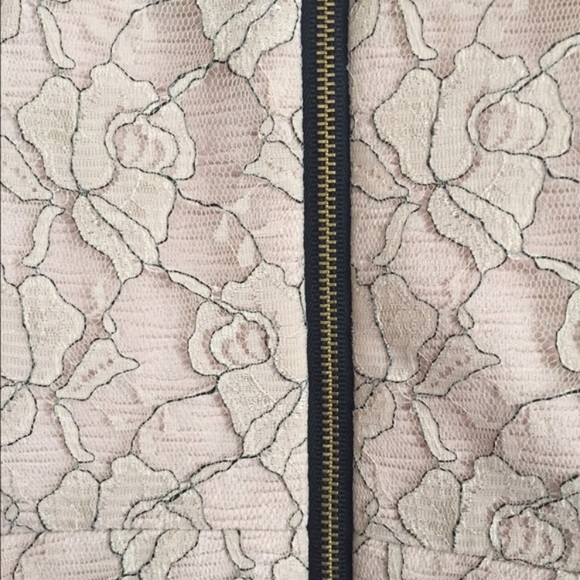 Blush Taylor Midi Dress SZ 8 Lace Inset - Picture 3 of 4