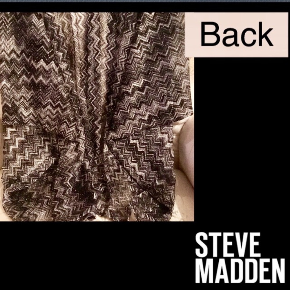 STEVE MADDEN  Metallic Chevron Wrap w/Sleeves - Picture 3 of 7