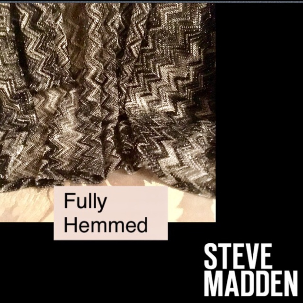 STEVE MADDEN  Metallic Chevron Wrap w/Sleeves - Picture 5 of 7