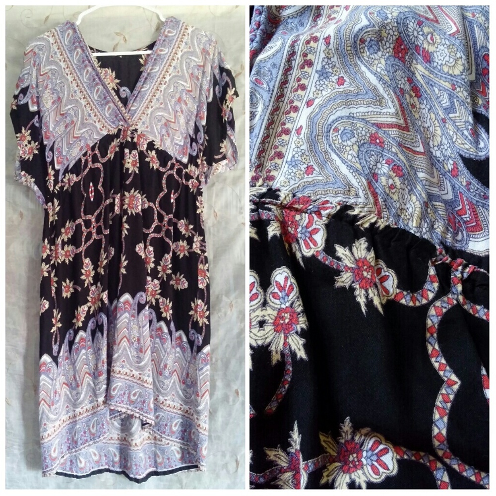 NWOT Paisley Pattern Cover Dress