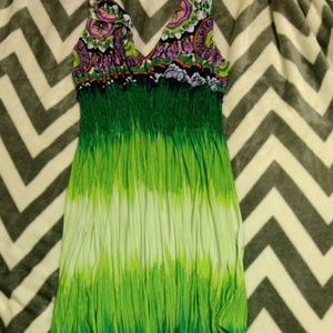 Silky maxi dress