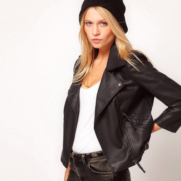ASOS Jackets & Blazers - Asos faux leather jacket