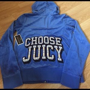 Juicy Couture zip-up jacket.