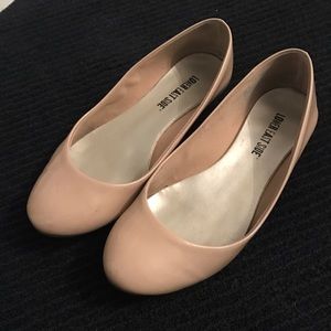 Nude ballet flats