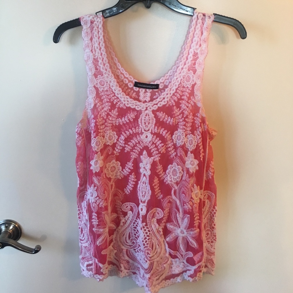 Delicate Lace Overlay