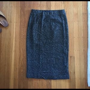 Madewell elastic waist pencil skirt