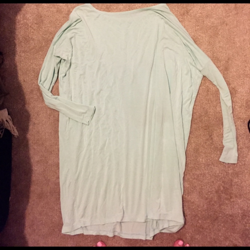 Sea foam green pike-type dress