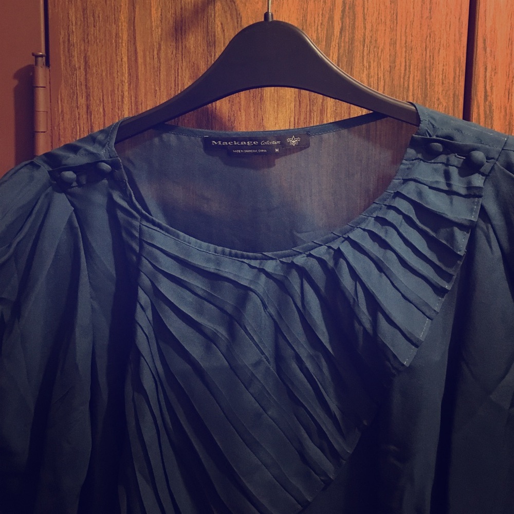 Mackage Silk Blouse