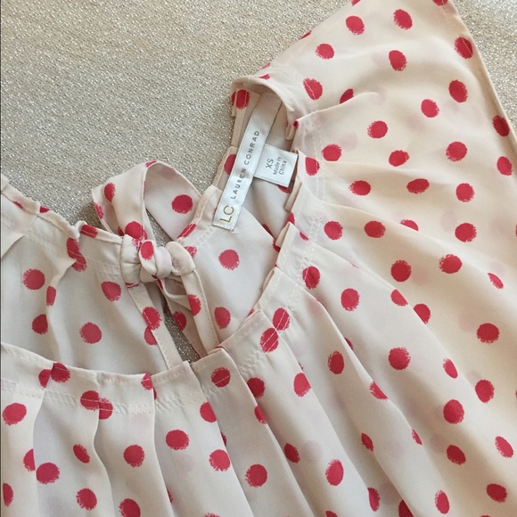 LC Lauren Conrad Tops - LC Polka Dot Blouse