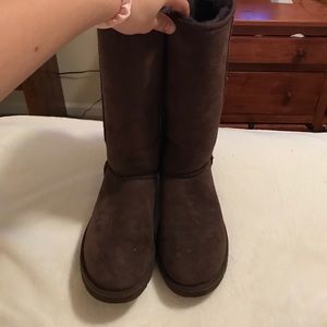 Women's Tall Dark Brown UGGS