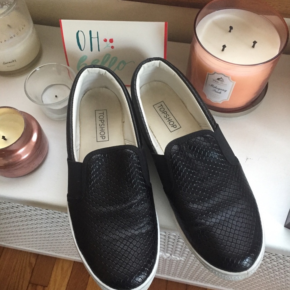 Topshop slip ons