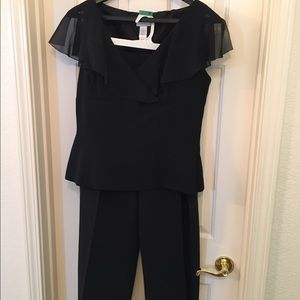 Dressy Black pants suit