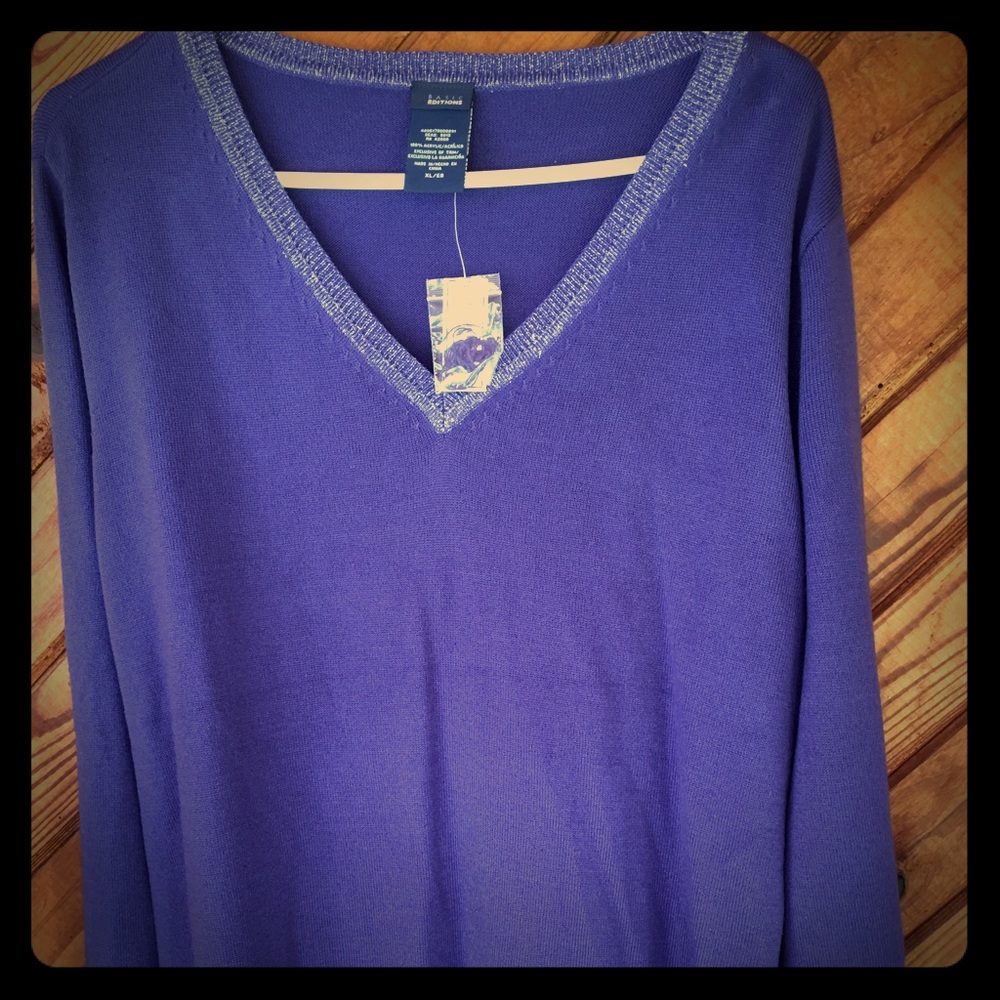 XL Purple sweater.
