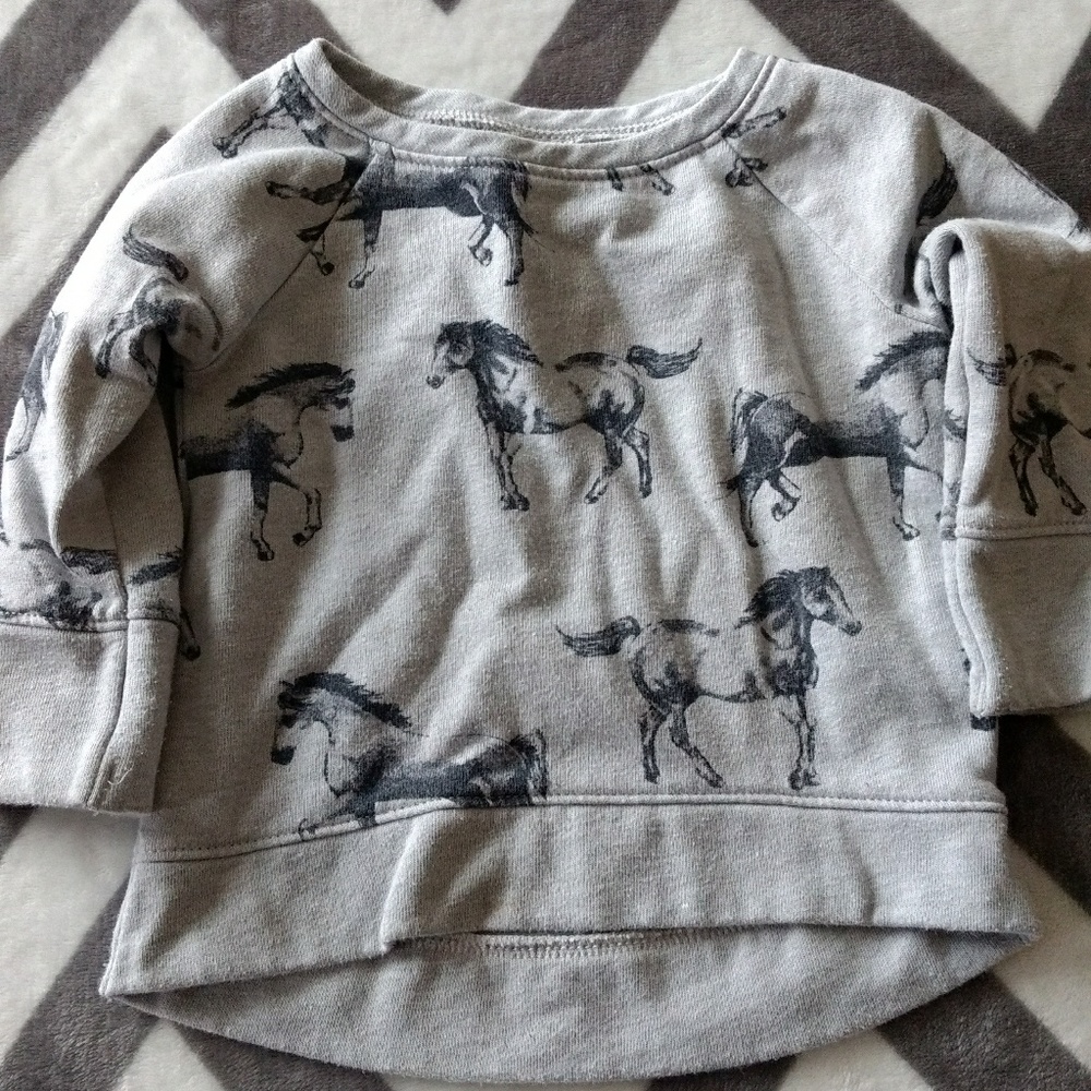 Old navy horse swestshirt