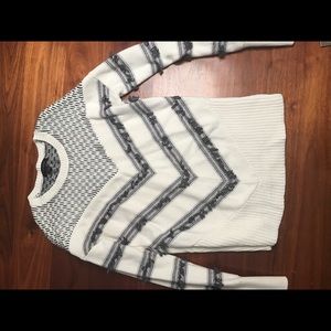 Navy and Cream Banana Republic Sweater