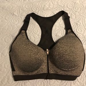 Victoria Secret grey/black sports bra 34DD