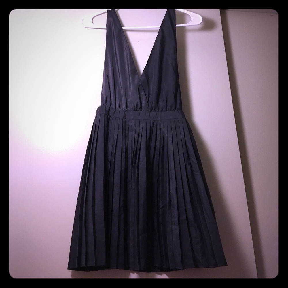 Forever21 Backless Pleated Dress