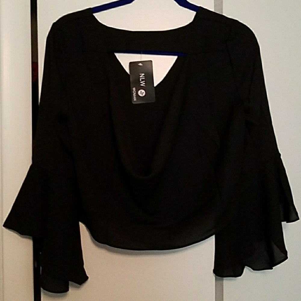 2 SM LEFT💖HP💙PRICE FIRM FLORAL CROP TOP - Picture 3 of 6