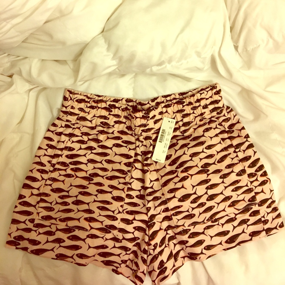 J. Crew Fish Pull-On Shorts
