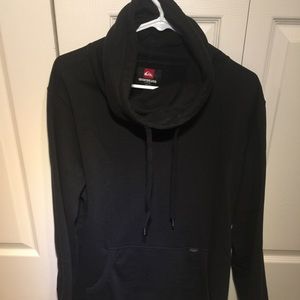 Black chimney neck sweatshirt