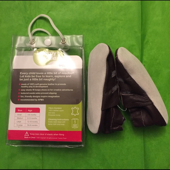 New with tags TOMMY TICKLE SOFT SOLE LEATHER SHOE - Picture 4 of 5