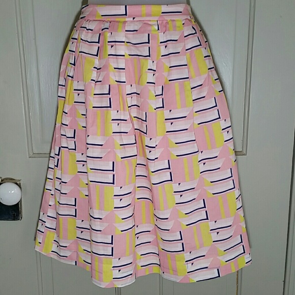 J. Crew Dresses & Skirts - J Crew  Printed Cotton Patio Skirt