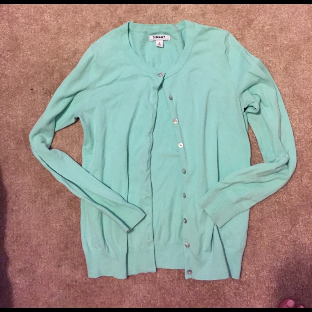 Teal sweater